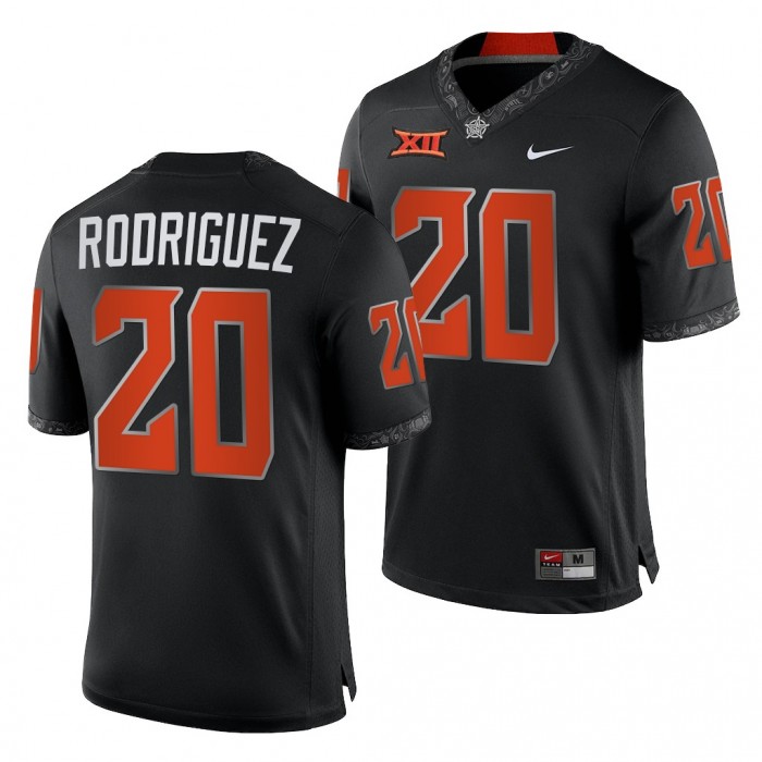 2021-22 Oklahoma State Cowboys Malcolm Rodriguez College Football Jersey Black