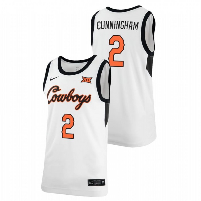 OKLAHOMA STATE COWBOYS Cade Cunningham Jersey Retro Replica White Basketball For Men