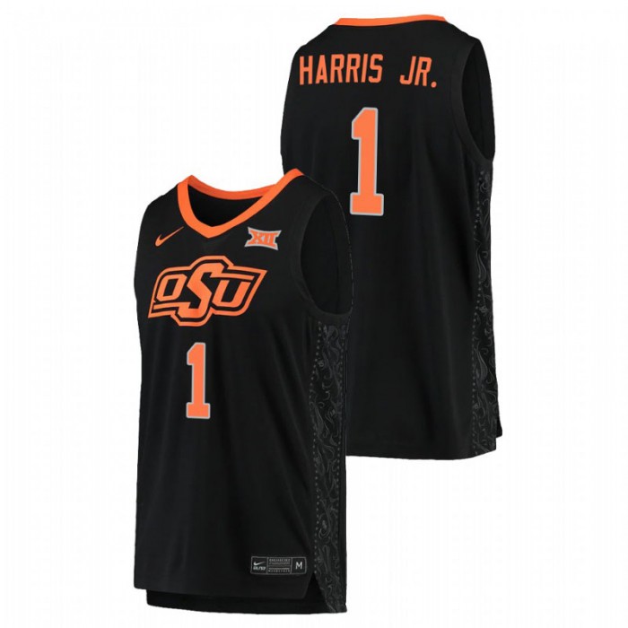 OKLAHOMA STATE COWBOYS Chris Harris Jr. College Basketball Replica Jersey Black For Men