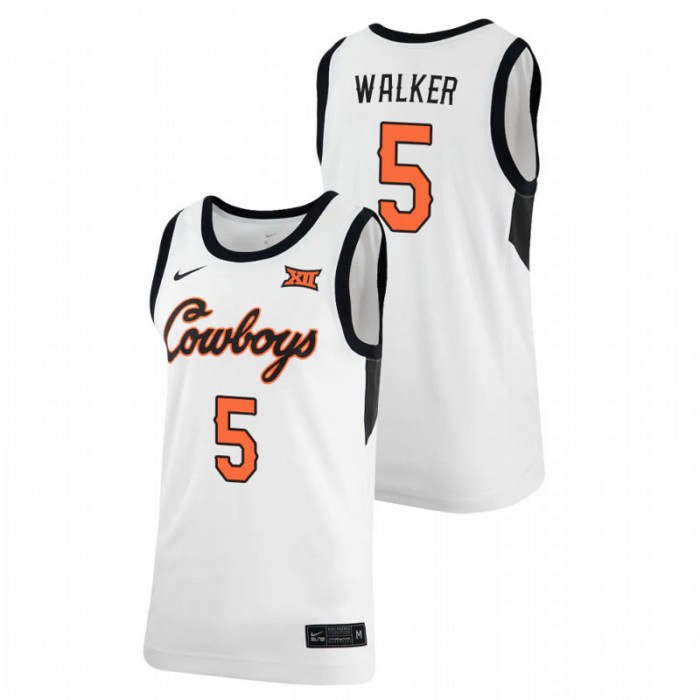 OKLAHOMA STATE COWBOYS Rondel Walker Jersey Retro Replica White Basketball For Men