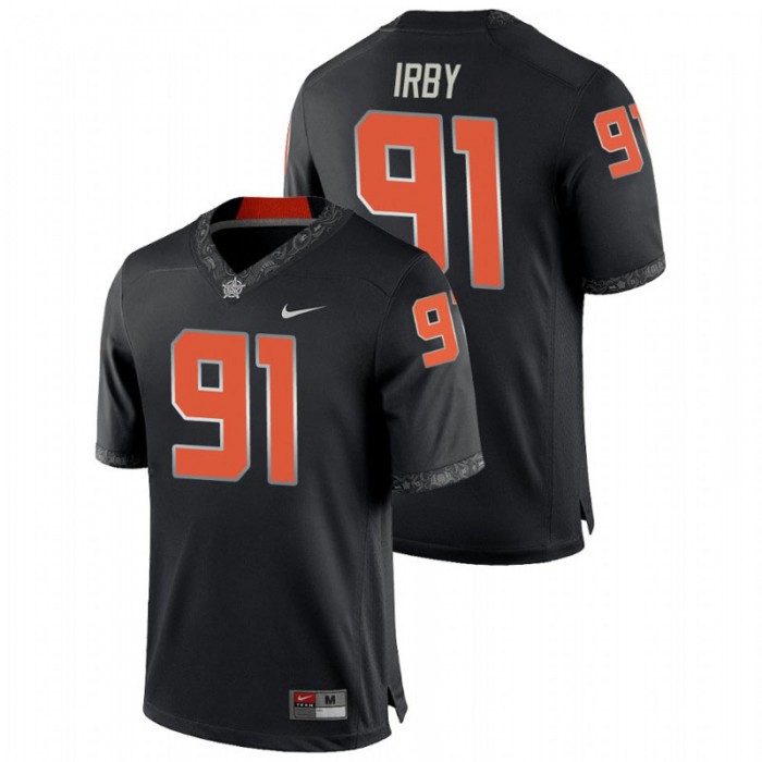 Tyren Irby Oklahoma State Cowboys College Football Black Game Jersey