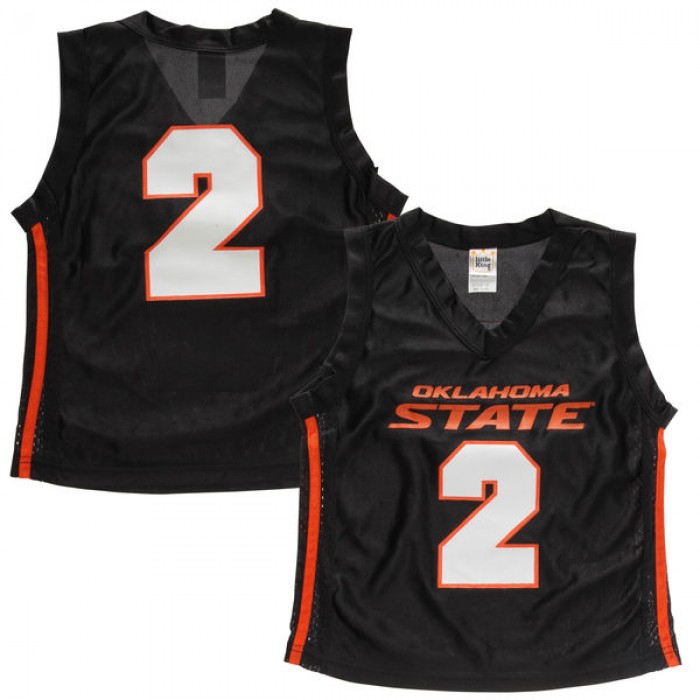 Oklahoma State Cowboys And Cowgirls #2 Black Basketball For Men Jersey