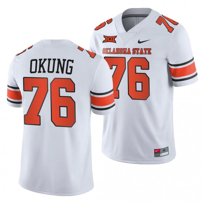 Oklahoma State Cowboys Russell Okung College Football Jersey White