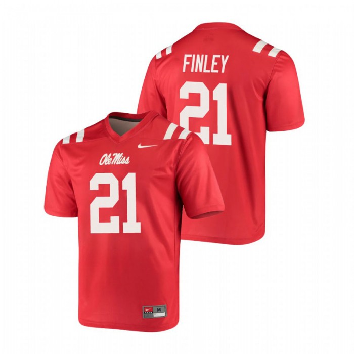 A.J. Finley Ole Miss Rebels Legend Red Football Jersey