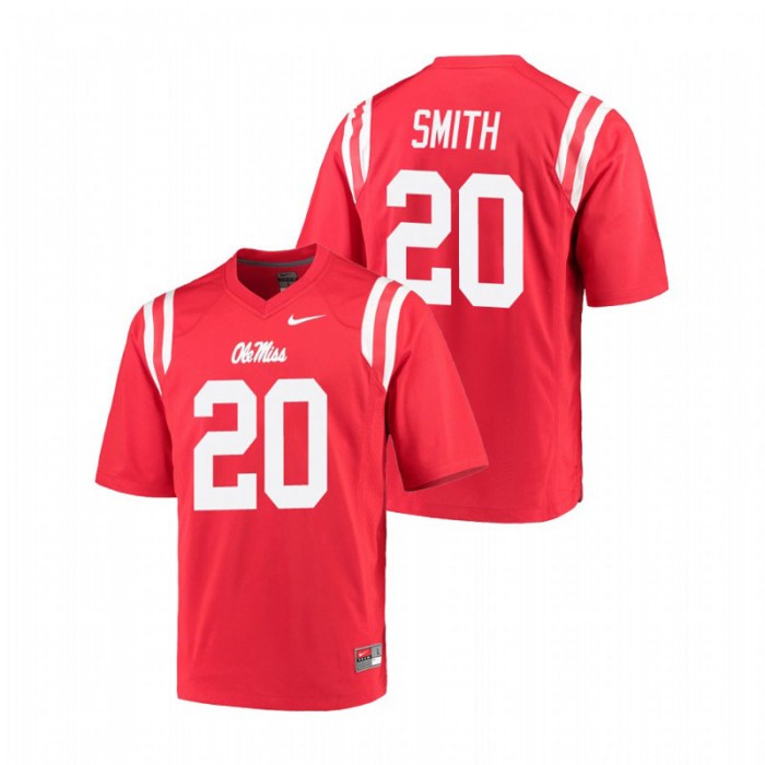 Keidron Smith Ole Miss Rebels College Football Red Game Jersey