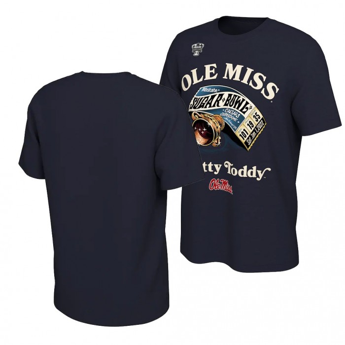 Ole Miss Rebels Navy 2022 Sugar Bowl Mantra T-Shirt Men