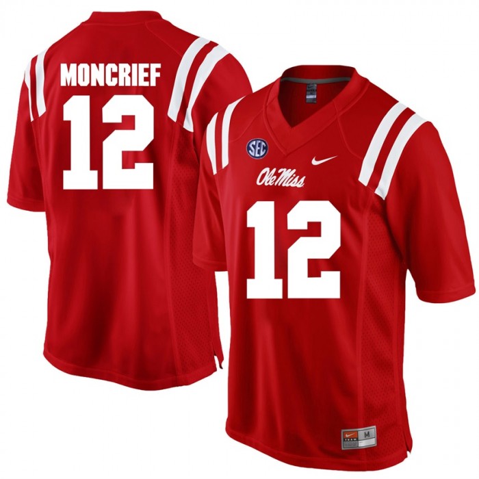 Ole Miss Rebels Donte Moncrief Red Alumni College Football Jersey