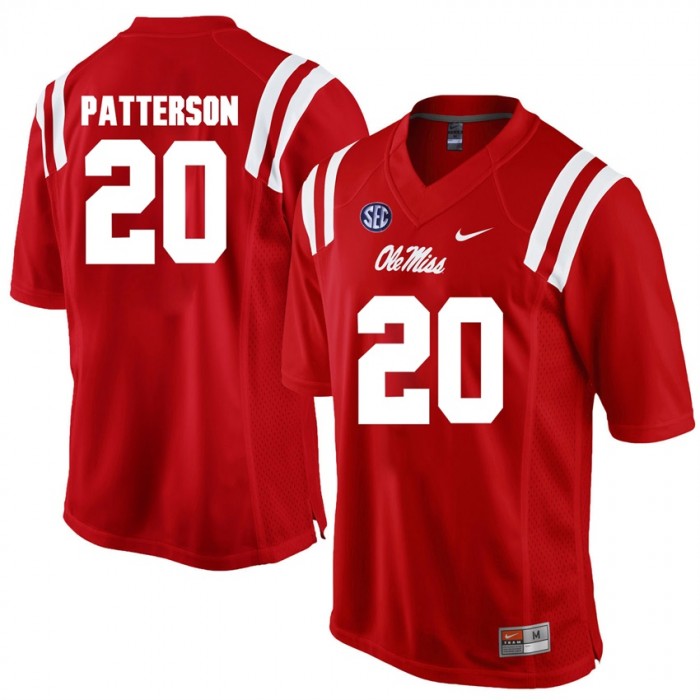 Ole Miss Rebels Shea Patterson Red Alumni College Football Jersey