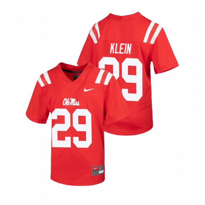 Ole Miss Rebels Campbell Klein Untouchable Football Jersey Youth Red