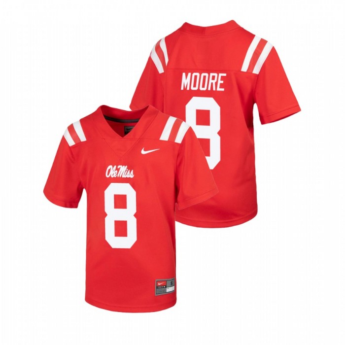 Ole Miss Rebels Elijah Moore Untouchable Football Jersey Youth Red