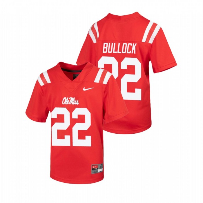 Ole Miss Rebels Kentrel Bullock Untouchable Football Jersey Youth Red