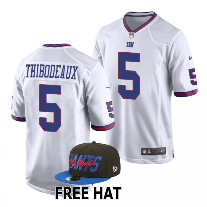 Kayvon Thibodeaux New York Giants 2022 NFL Draft White Men Game Jersey Oregon Ducks