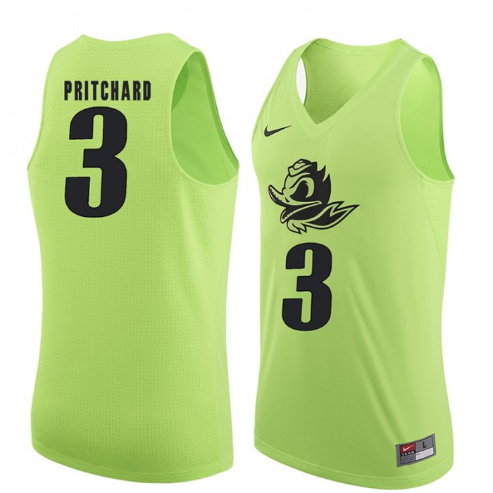 Male Oregon Ducks Payton Pritchard Apple Green NCAA Basketball Jersey