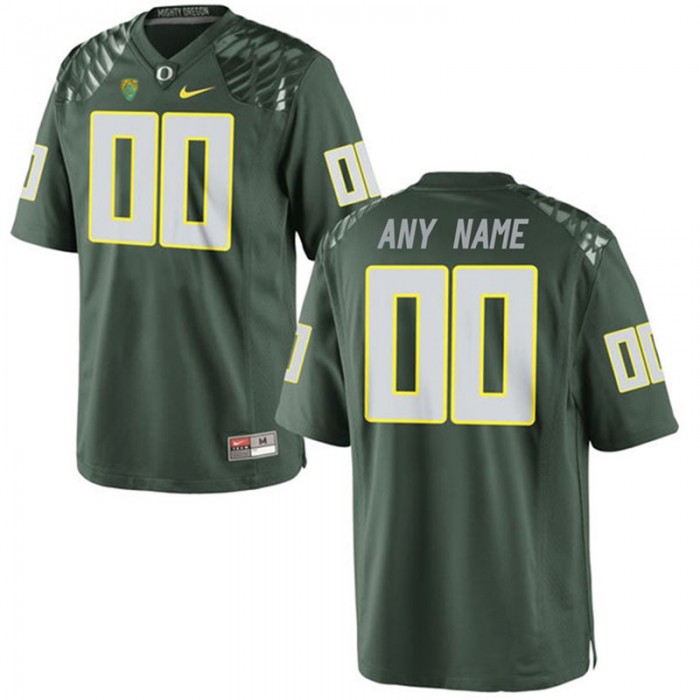 Male Oregon Ducks Green College Customized Limited Football Jersey