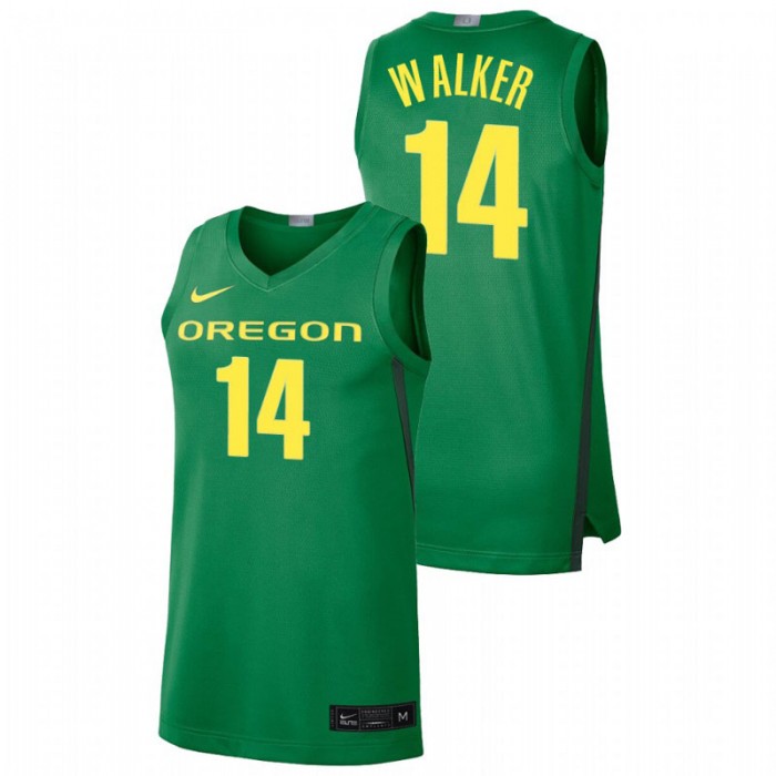 Oregon Ducks C.J. Walker Jersey College Baketball Green Limited For Men