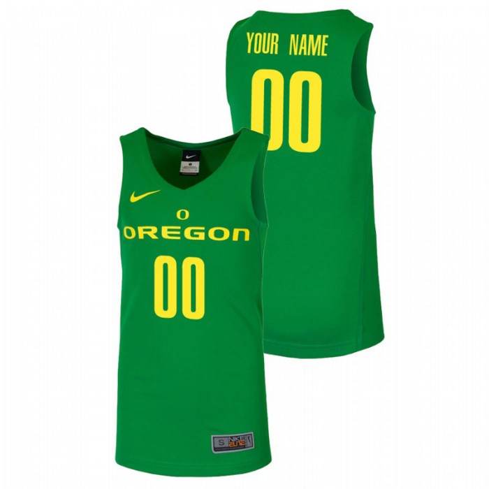 Oregon Ducks College Basketball Green Custom Replica Jersey For Men