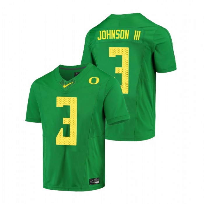 Johnny Johnson III Oregon Ducks Limited Green Football Jersey