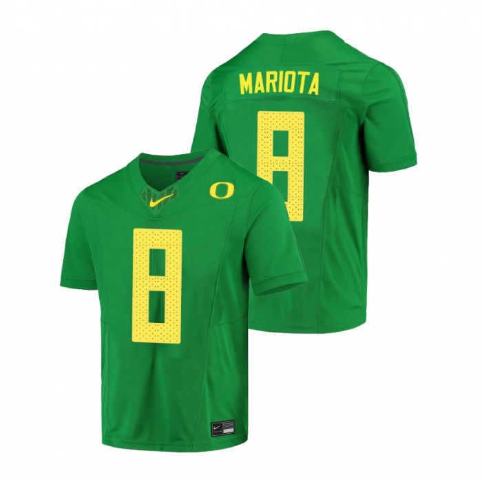 Marcus Mariota Oregon Ducks Limited Green Football Jersey