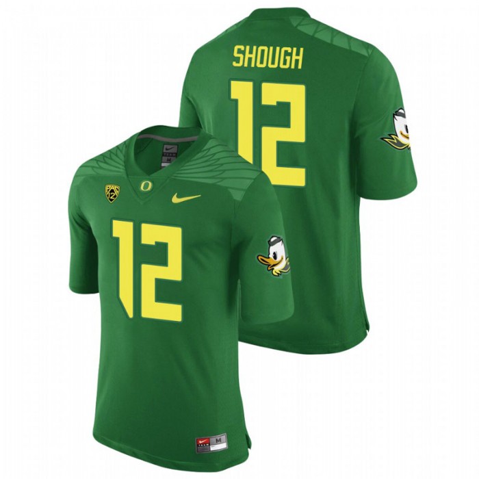 Oregon Ducks Tyler Shough Replica Game Football Jersey For Men Green
