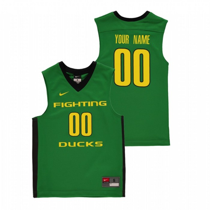 Oregon Ducks College Basketball Green Custom Replica Jersey Youth