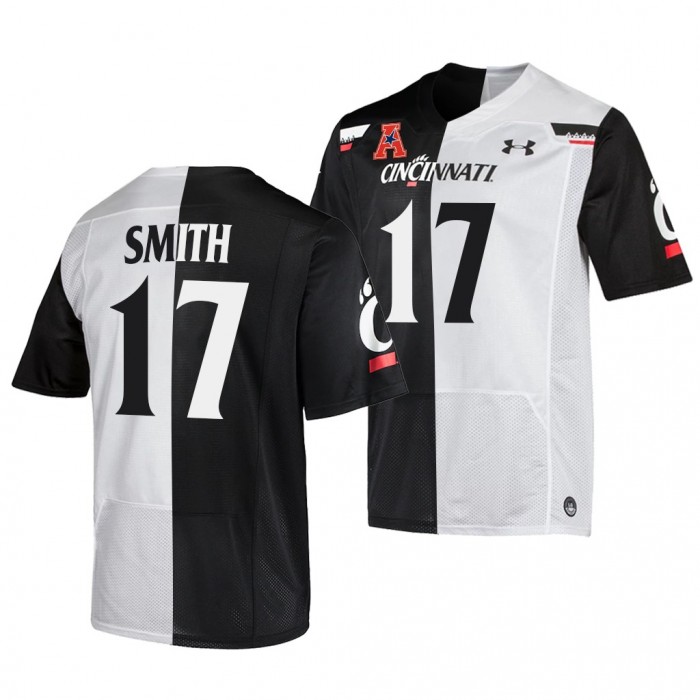 2021-22 Cincinnati Bearcats Cole Smith Split Edition Jersey Black White
