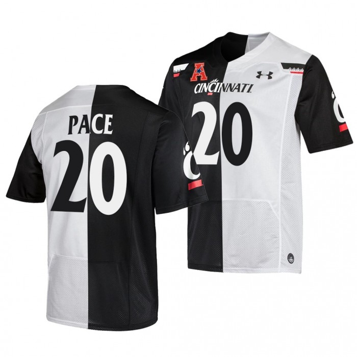 2021-22 Cincinnati Bearcats Deshawn Pace Split Edition Jersey Black White