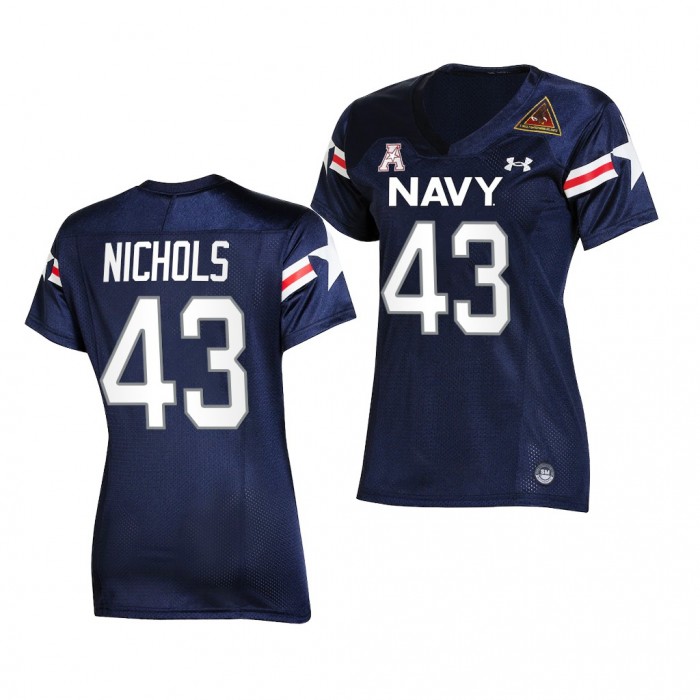 2021-22 Navy Midshipmen Bijan Nichols Fly Navy Navy Jersey Women