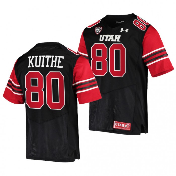 2021-22 Utah Utes Brant Kuithe College Football Jersey Black
