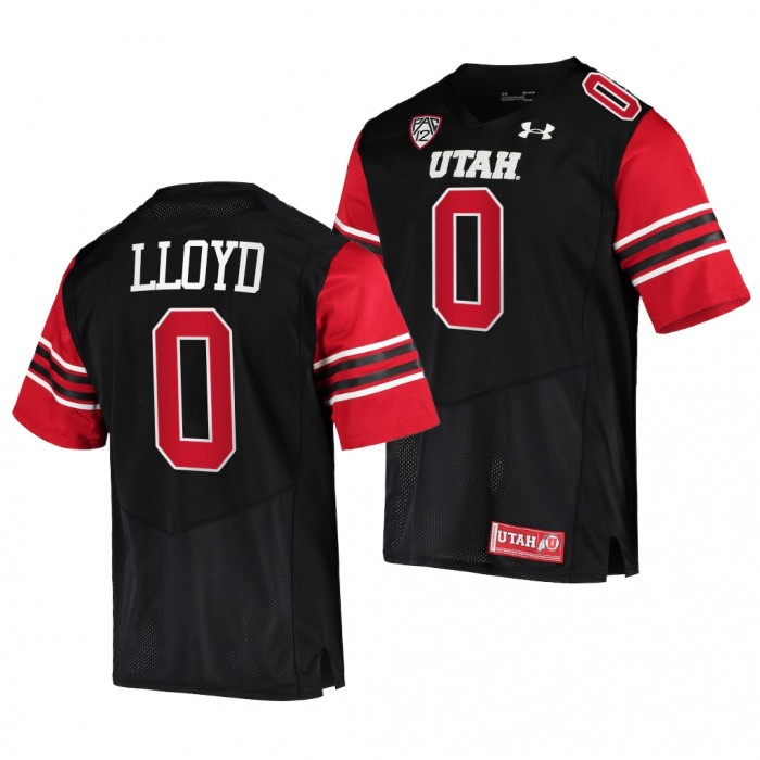 2021-22 Utah Utes Devin Lloyd College Football Jersey Black