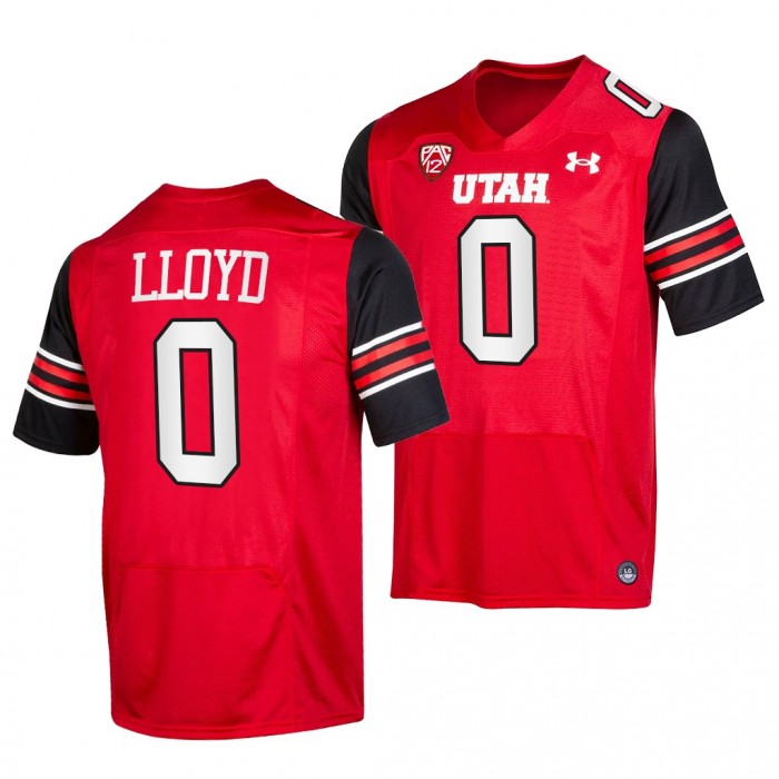 2021-22 Utah Utes Devin Lloyd College Football Jersey Red