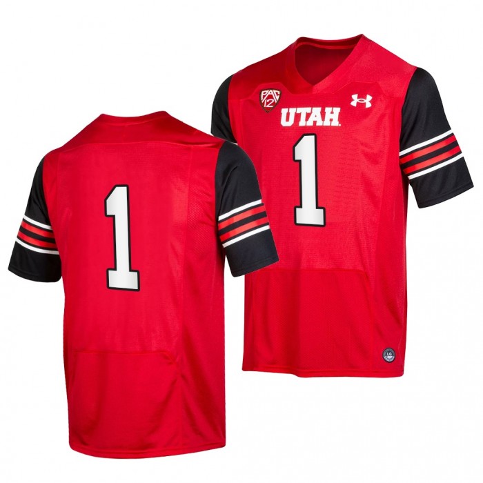 2021-22 Utah Utes College Football Jersey Red
