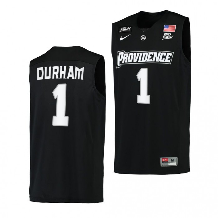 Al Durham Providence Friars 2021-22 College Basketball Jersey Black