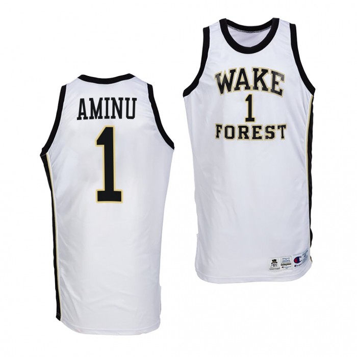 Al-Farouq Aminu Wake Forest Demon Deacons College Basketball Throwback Jersey White