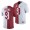 Alabama Crimson Tide Bryce Young 9 White Crimson Split Jersey For Men