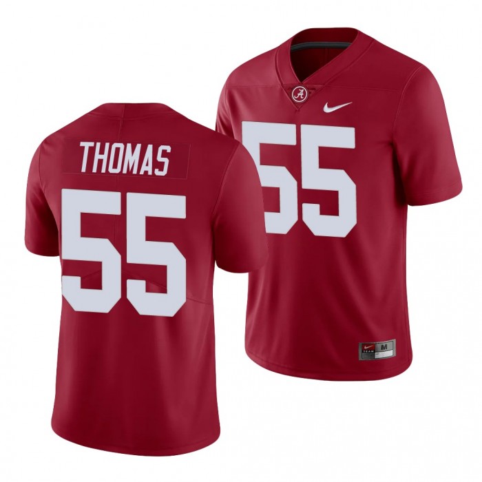 Alabama Crimson Tide Derrick Thomas 55 Crimson Limited Jersey For Men