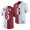 Alabama Crimson Tide DeVonta Smith 6 White Crimson Split Jersey For Men