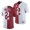 Alabama Crimson Tide Jalen Hurts 2 White Crimson Split Jersey For Men