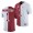 Alabama Crimson Tide Kool-Aid McKinstry 1 White Crimson Split Jersey For Men
