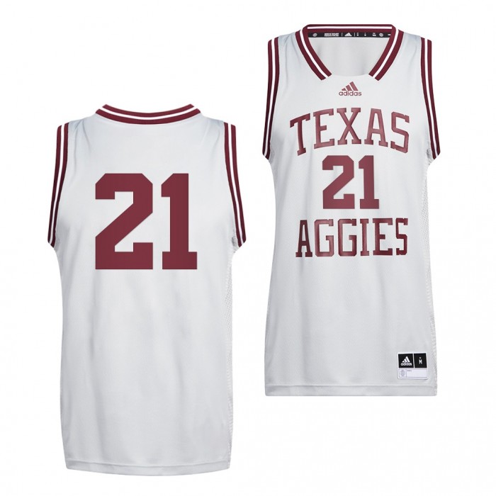 Alex Caruso #21 Texas Aggies Reverse Retro Alumni Basketball White Jersey