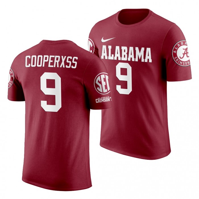 Alabama Crimson Tide Amari Cooper Crimson 2019 Name And Number NCAA Football T-Shirt