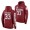 Alabama Crimson Tide Anfernee Jennings Crimson 2019 Name And Number NCAA Football Hoodie