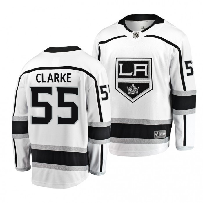 2021 NHL Draft Brandt Clarke Kings Jersey White
