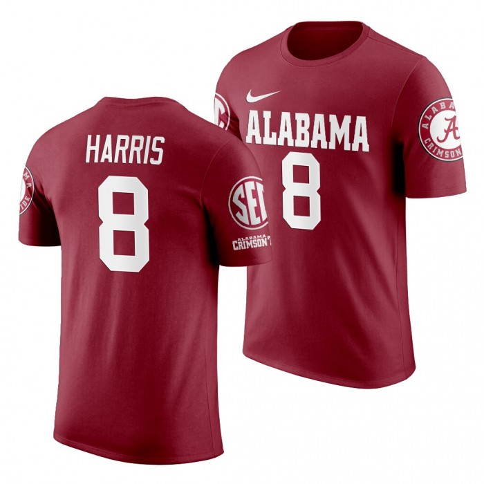 Alabama Crimson Tide Christian Harris Crimson 2019 Name And Number NCAA Football T-Shirt