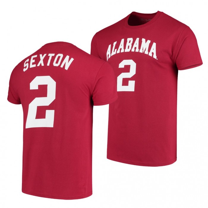 Alabama Crimson Tide Collin Sexton Crimson Alumni Basketball Original Retro Brand For Men T-Shirt