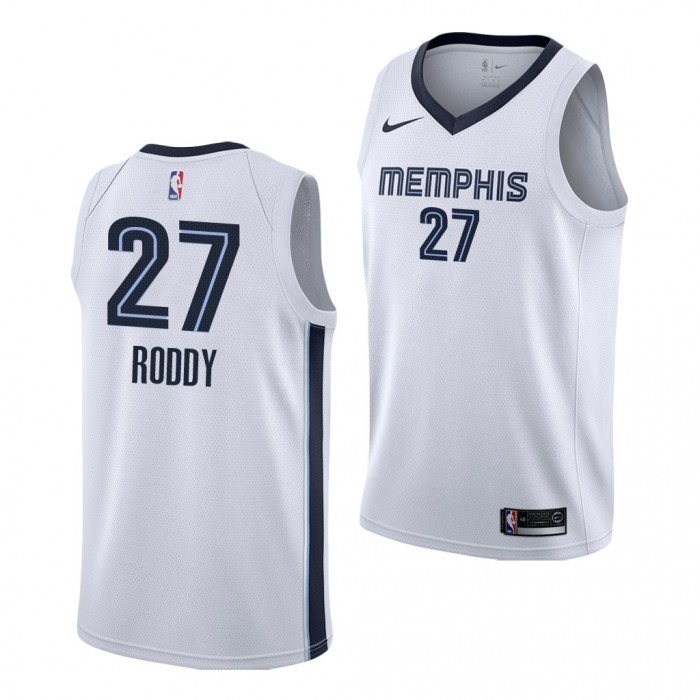 2022 NBA Draft David Roddy #27 Grizzlies White Association Edition Jersey Colorado State Rams
