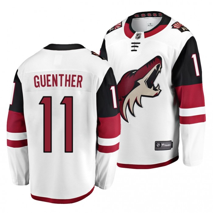 2021 NHL Draft Dylan Guenther Coyotes Jersey White