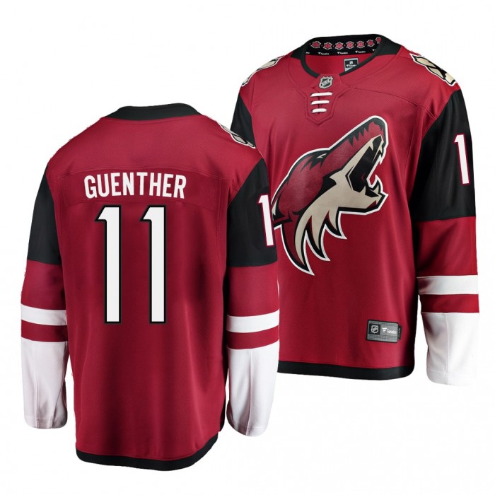2021 NHL Draft Dylan Guenther Coyotes Jersey Red