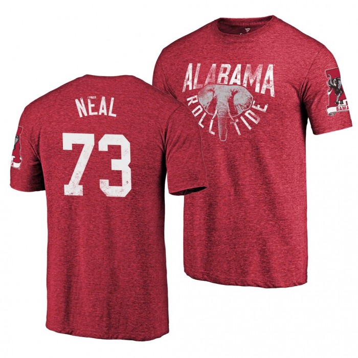 Alabama Crimson Tide Evan Neal Crimson 2019 Hometown Classic T-Shirt