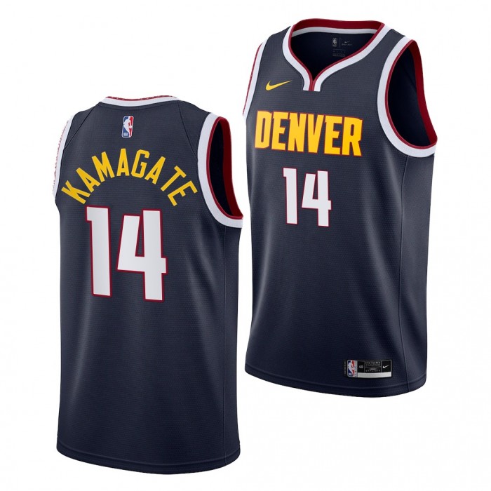 2022 NBA Draft Ismael Kamagate #14 Nuggets Navy Icon Edition Jersey