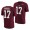 Alabama Crimson Tide Jaylen Waddle Crimson College Football For Men Name & Number T-Shirt